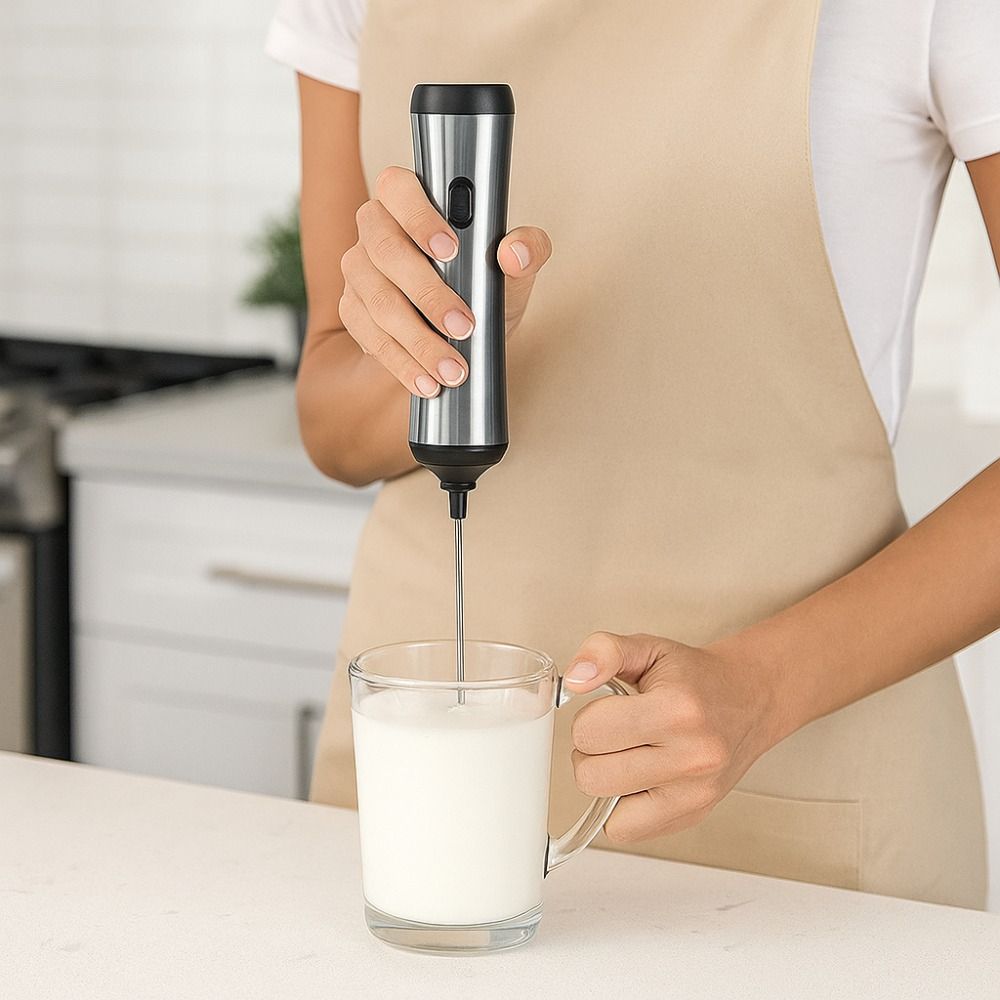 USB Charging Egg Beater Handheld Frother Machine Lightweight Electric Milk Frother Office
