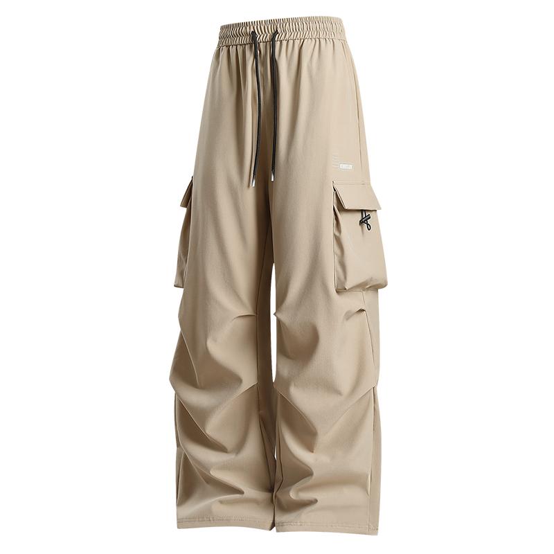 Men's Spring and Autumn Casual Trousers Loose Sports Pants American Embroidered Work Pants Youth Student Casual Hoodies