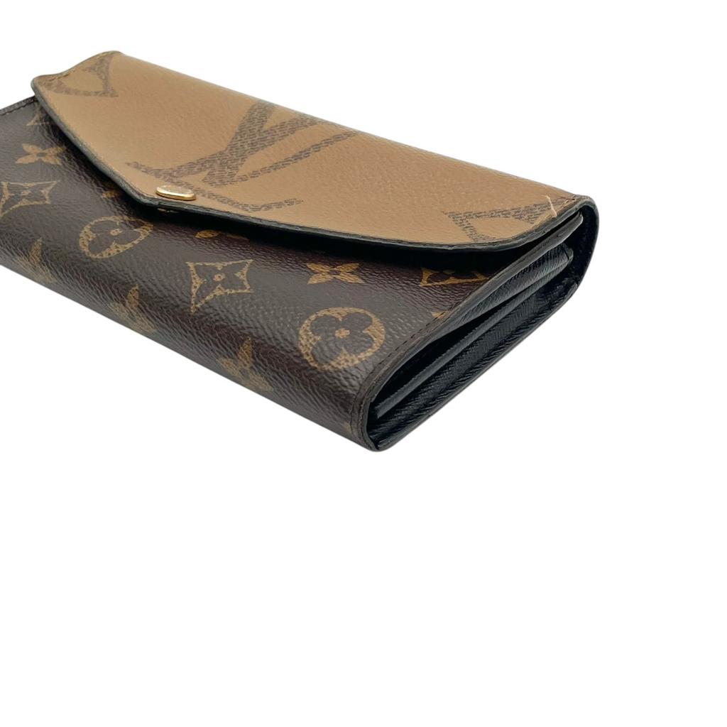 Used LOUIS VUITTON Purse Monogram reverse Portefeuille SaraPurse Brown PVC/leather Women
