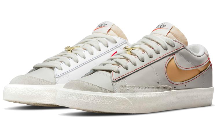 Nike Blazer Low 77 Light Bone Removable Swoosh DH4370-002