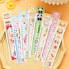 8Pcs Cartoon Magnetic Ruler Set Bendable Drawing Ruler Measuring Tool For Kid Student Art Craft Project Scrapbooking