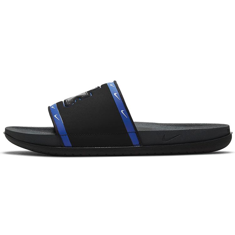 

Nike Мужские кроссовки OffCourt Slide Kentucky Черные Игровой-королевский Белый DD0529-001 45