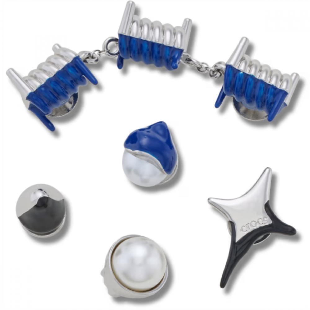 Crocs Набор из 5 Jibbitz Глубокая эмаль FREE