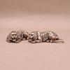 Brass Zodiac Tiger Office Desk Ornament Statue Furniture Tea Pet Decoration Retro Desktop Office Decor