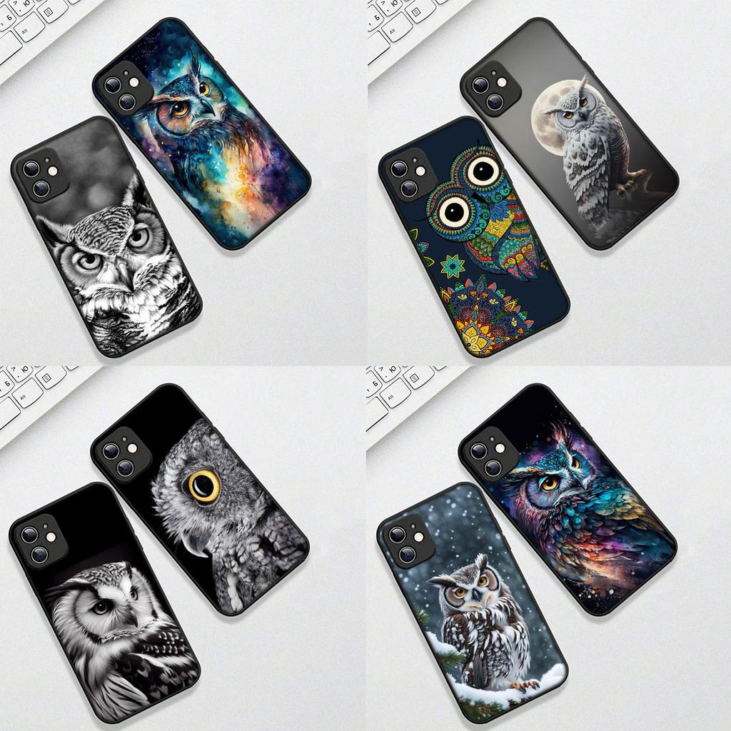 Hülle für Xiaomi Redmi Note 12 11 10 A3 Pro 10A 10C 12C Note12 5G 4G Handyhülle Schutzhülle Eulen Cartoon