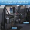 DR.TREE storage pocket car seat back interior rear large capacity table foldable made leather stain-resistant accessories convenient driving goods