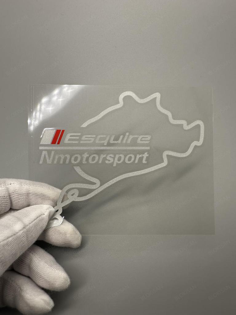 Esquire Fuel Filler Cover Sticker Rear Glass Rear ZRR80 Fuel