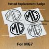 2pcs Pasted Replacement Badge For MG MG7 Car Front Hood Emblem and Rear Trunk Badge Logo Replacement Sticker Q7