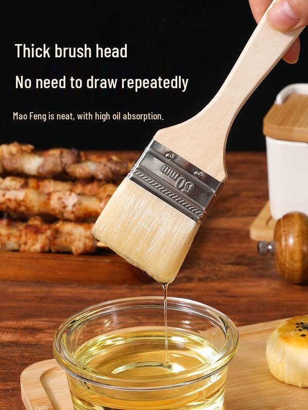 Food-Grade Wool Pastry & Basting Brush