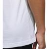 adidas T Shirts Men's White Crew Neck Moderate Straight Fit FM6259