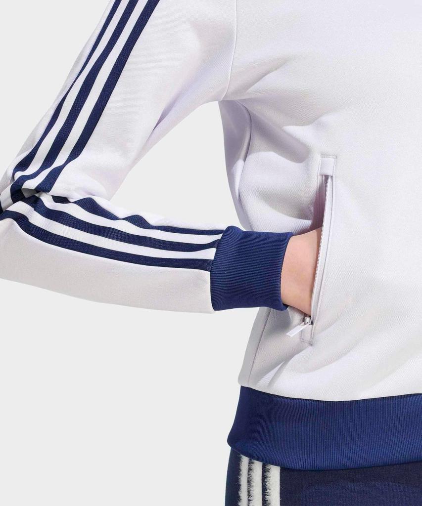 adidas Klasická bunda na track - Mrazivě fialová:Tmavě modrá / Kx4263