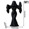 Gothic Bride Figurine 3D Printed Halloween Ghost Bride Statue 3D Printed Female Ghost Desktop Figurine Home Desktop Decoration
