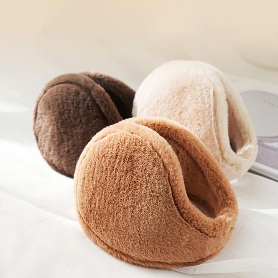 Winter Earmuffs Thickened Plush Windproof Coldproof Outdoor Ear Protection Earmuffs Outdoor Work Earmuffs