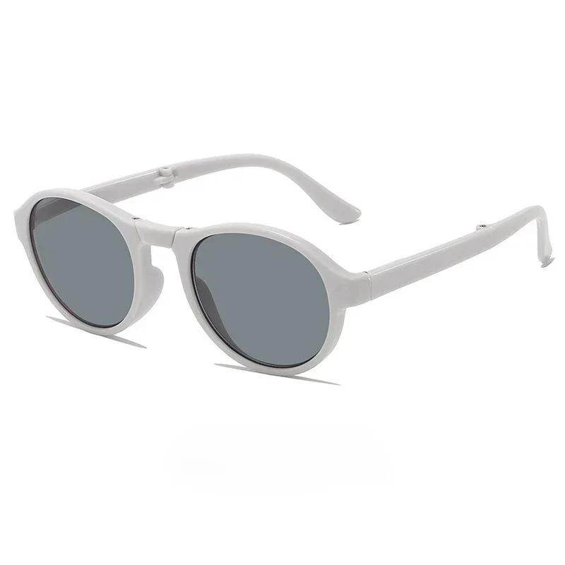 Men's and Women's New Foldable Reading Sunglasses Neutral Fashion Retro New Portable Presbyopia Glasses Sunglasses To +3.5+4.0