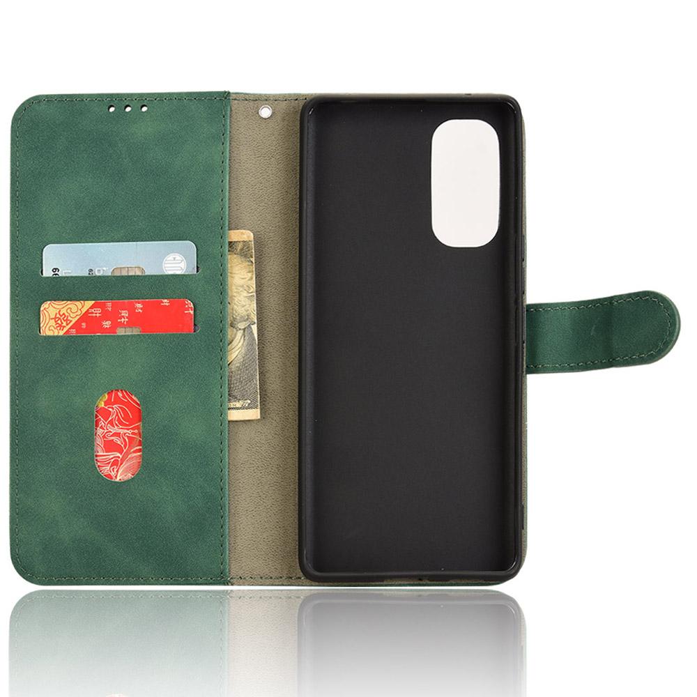 For HTC U24 Pro 5G Phone Case Skin-Touch PU Leather Wallet Magnetic Clasp Anti-Drop Cover