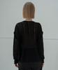 Mosyupamosyu Mohair See-Through Knit [Black]