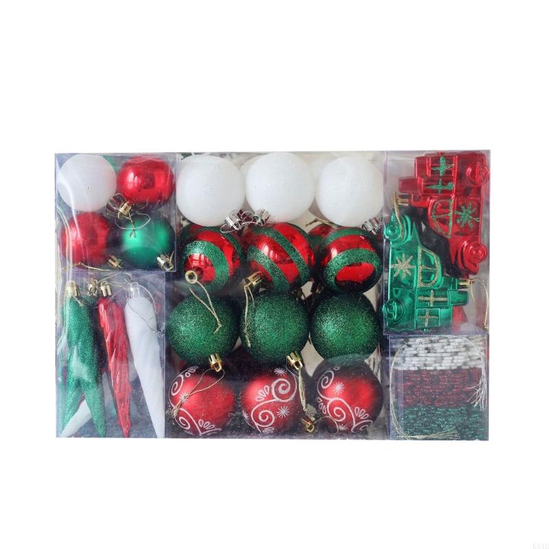 

KX4B Special Christmas Ball 100pcs/box Christmas Tree Baubles Box