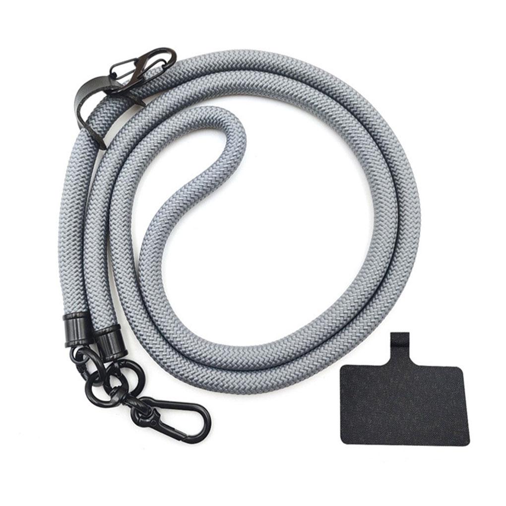 120cm Phone Lanyard Adjustable Outdoor Universal Case Crossbody Shoulder Card Neck Cord Clip Hang Anti-lost Wrist Strap