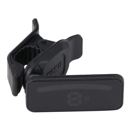 KORG Clip Tuner Pitchclip 2 Pitch Clip Compatible with Hours Continuous Operation Guitar/Bass Multi-String Guitar/Multi-String Bass/Drop D/Lefty/24