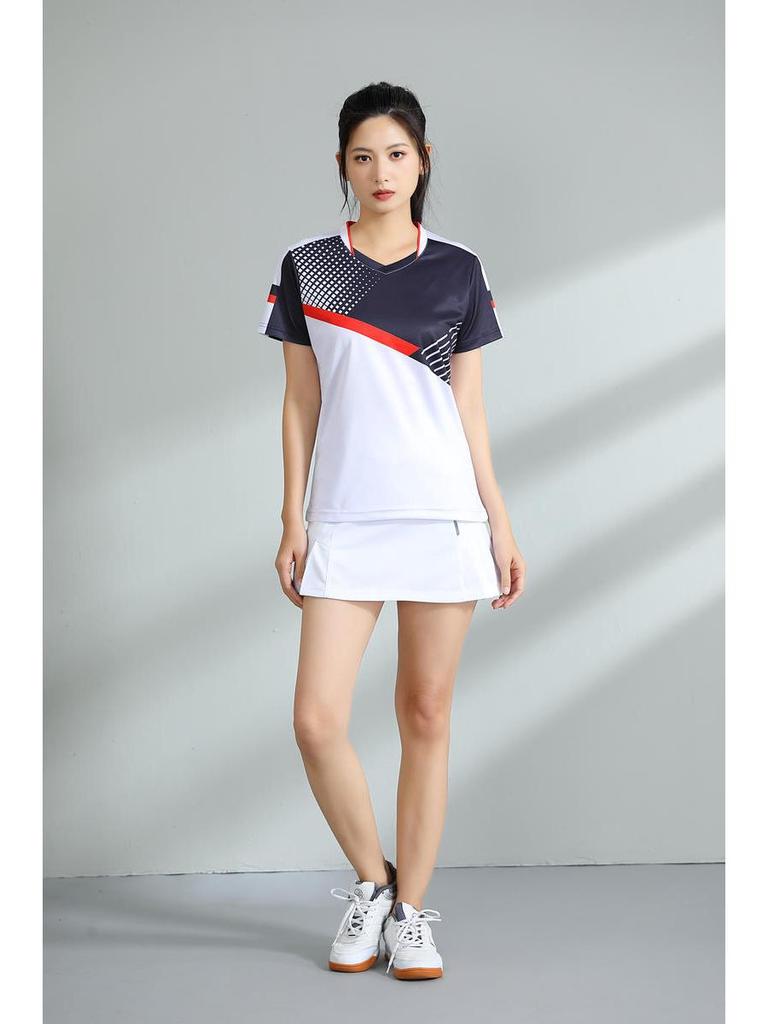 Quick-Dry Breathable Badminton & Tennis Team Uniform Set for Men & Women