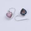 Rare Phosphorite Earring, phosphorite Heart Earring, 925 Solid Silver Earring