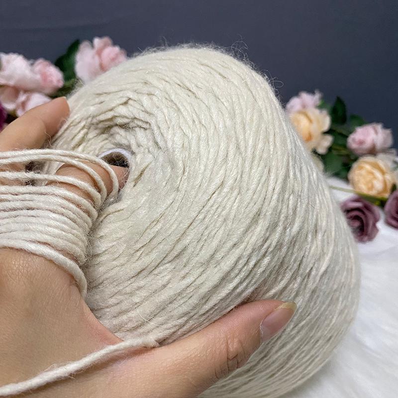 Imported Alpaca Wool Yarn - Thick, Soft, Skin-Friendly for Hand-Knitted Autumn/Winter Scarves, Hats & Coats
