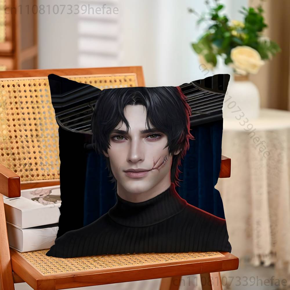 Game Romance Clubs Pillow Cases for Bedroom Living Room Sofa Home Decor Polyester Cushion Cover with Zipper