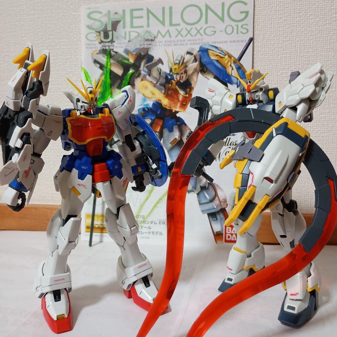 Б/у MG Shenlong Gundam, Sandrock Gundam, Gundam W набор из 2 предметов
