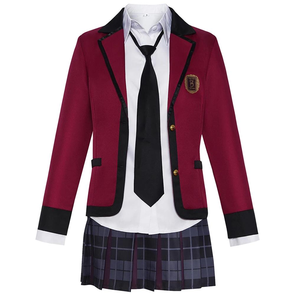 Anime Kakegurui Ryota Suzui Jabami Yumeko Saotome Uniform Suit Man Woman Cosplay Costume Jacket Pants Skirt Halloween Clothes