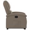 Recliner Chair with Lift Assistance Cappuccino Faux Leather