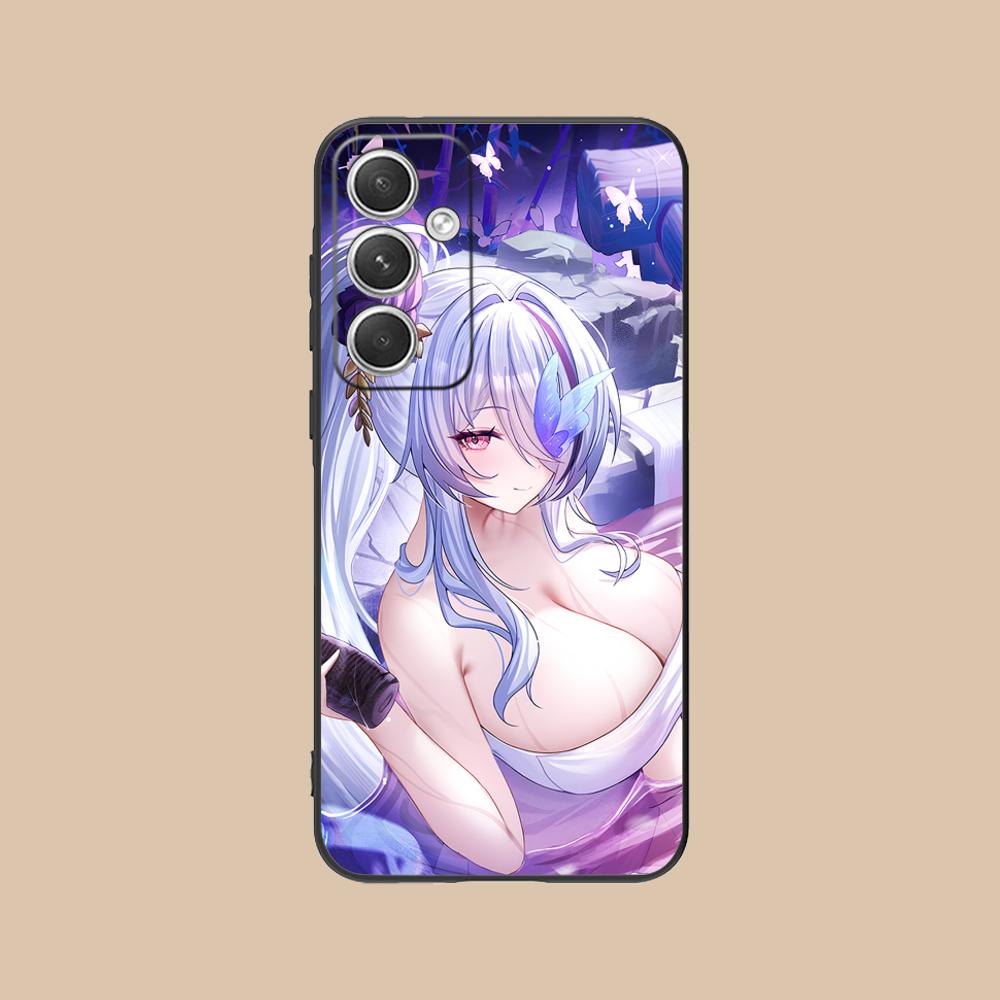 Azur Lane Unzen Matte TPU Mobile Phone Case for Samsung Galaxy S26 S25 S24 S23 S22 S21 S20 Note20 Plus FE Ultra Colorful Cover
