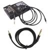 3.5mm to 6.35mm Stereo Cable 3.5mm to 1Celsius4 Inch Adapter 1Celsius8 Inch to 1Celsius4 Inch Male   Cable with Gold Connectors for Amplifier Guitar