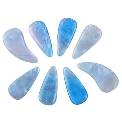 8Pcs Guzheng Finger Picks Silikon Polymer Zarte Glatt Aussehen Elastische Professionelle