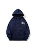 STU Plus Zamatová Unisex Bunda s Kapucňou na Zips - Teplé, Trendy Jesenné/Zimné Oblečenie pre Študentov.