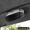 Anti-Scratch Car Visor Glasses Case Premium Car Sunglasses Holder  Vehicle