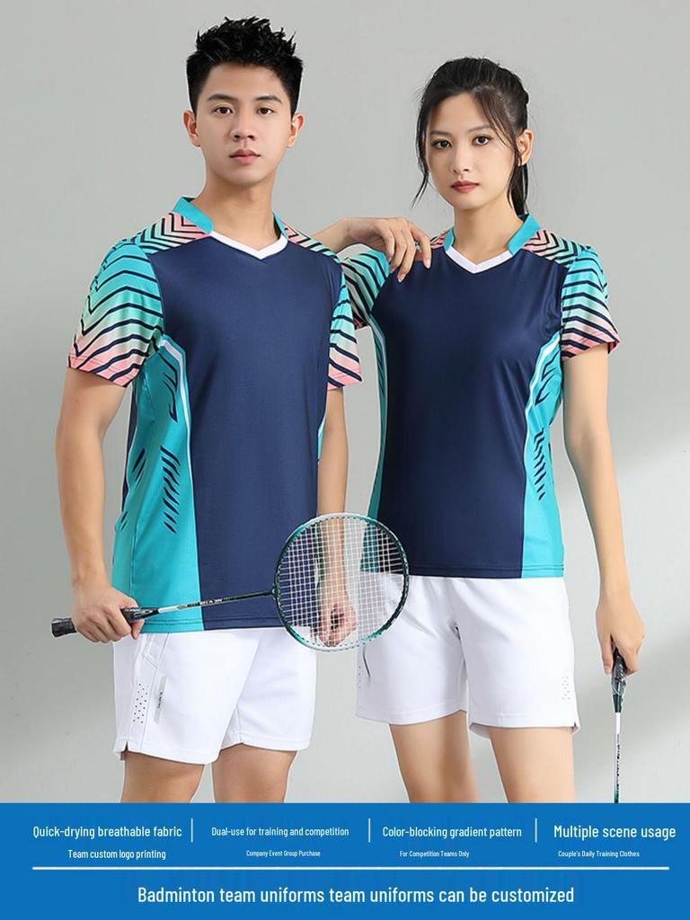 Unisex Quick-Dry Breathable Badminton Competition Top