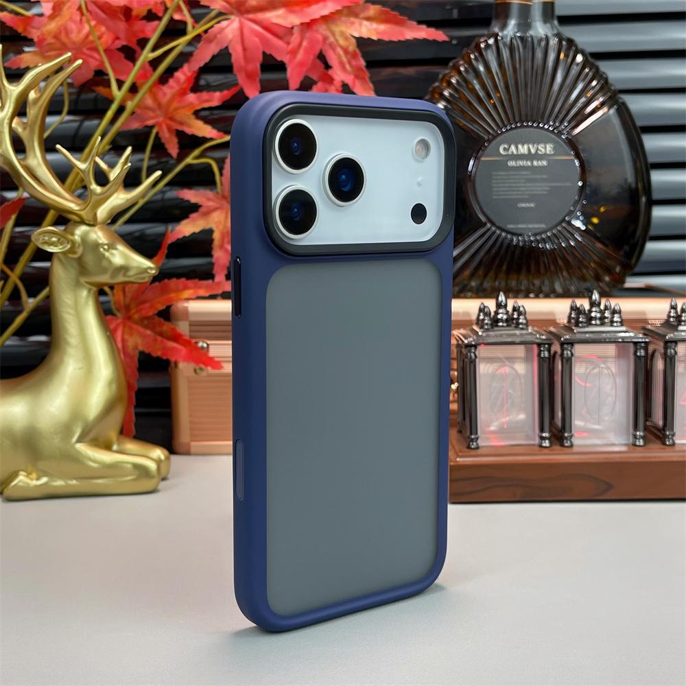Coque Mate en TPU Transparent Pour iPhone 17 Air 17 Pro Max Bouton de Contrôle de la Caméra Anti-choc Pare-chocs Transparent Housse Arrière en Silicone