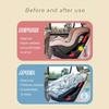 Car Seat Sunshade:PET Aluminized Film Heat/UV Protection Dust/Water Resistant Washable Elastic Edges Fits Seats&Steering Wheels