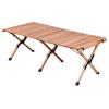Tri-polarTP8872 Solid Wood Folding Camping Roll-Up Table