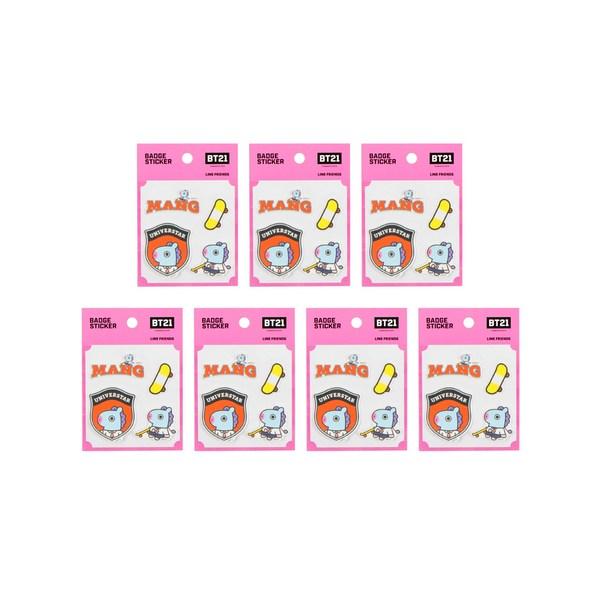 

Наклейка-бейдж Line Friends BT21, сетка, 7 шт.
