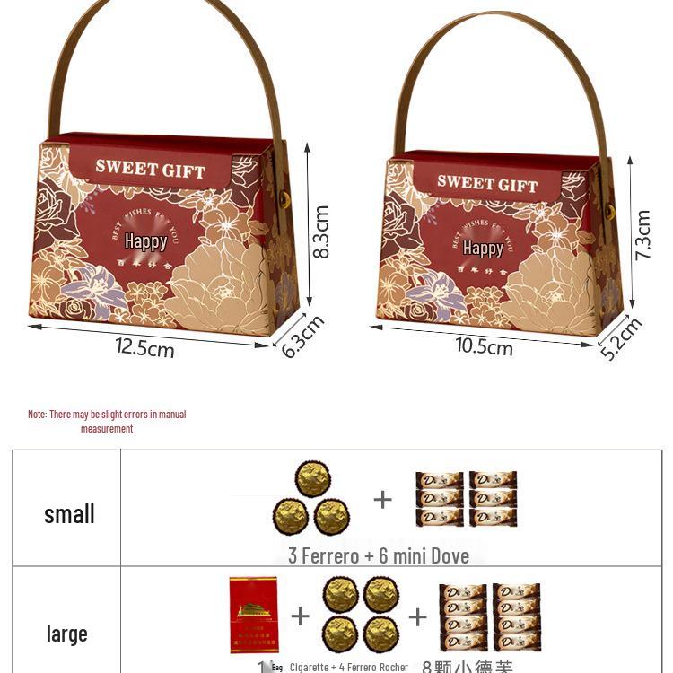 2025 Chinese Style Wedding Engagement Candy Box