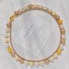 New Chinese-style retro Melard high-gloss mixed-color double-layer pearl necklace, a high-end sweater chain and clavicle chain for women