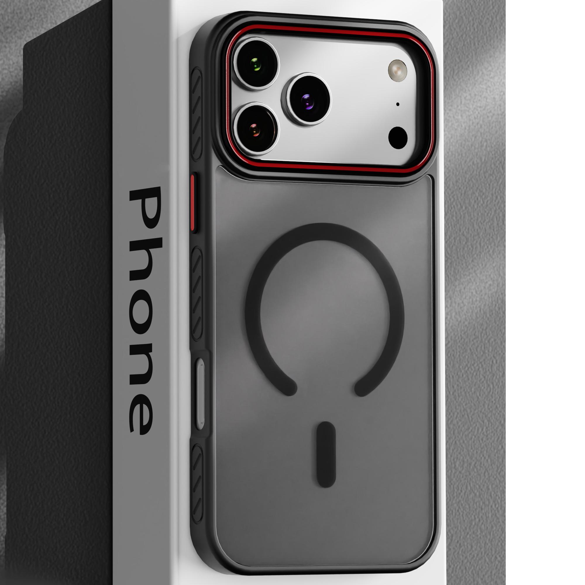 

Matte Magnetic Case for Magsafe Mag Safe iPhone Air 17 Pro Max 16 Plus15 14 13 12 11 Pro Frosted Translucent Silky Touch Antiskid Back Phone Cover iphone 12 Pro Max чёрный