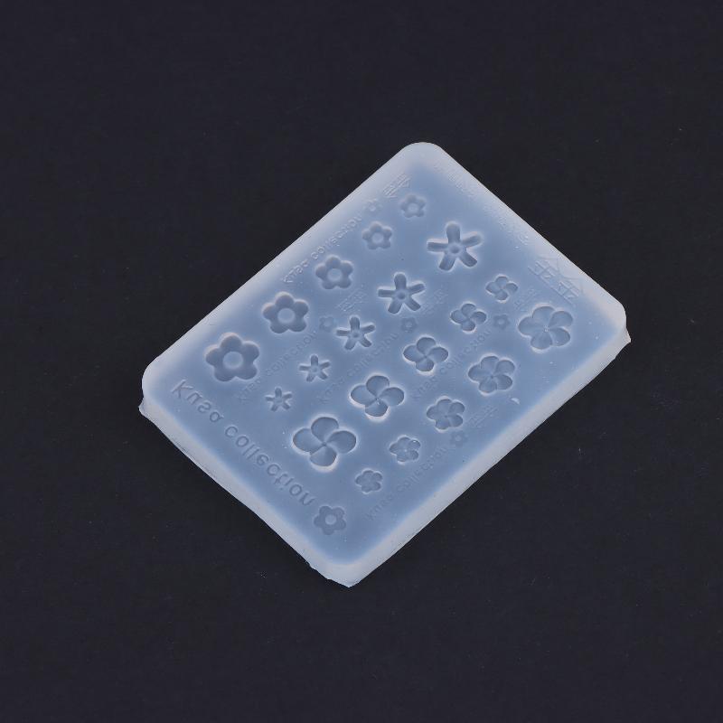 3D Silicone Nail Mold Flower Design Diy Manicure Template Carving Nail Art Tools Diy Manicure