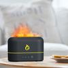 Essential Diffuser 150ml Portable Flame Effect Lamp Auto Off PP Black Festive Gift Cool Mist