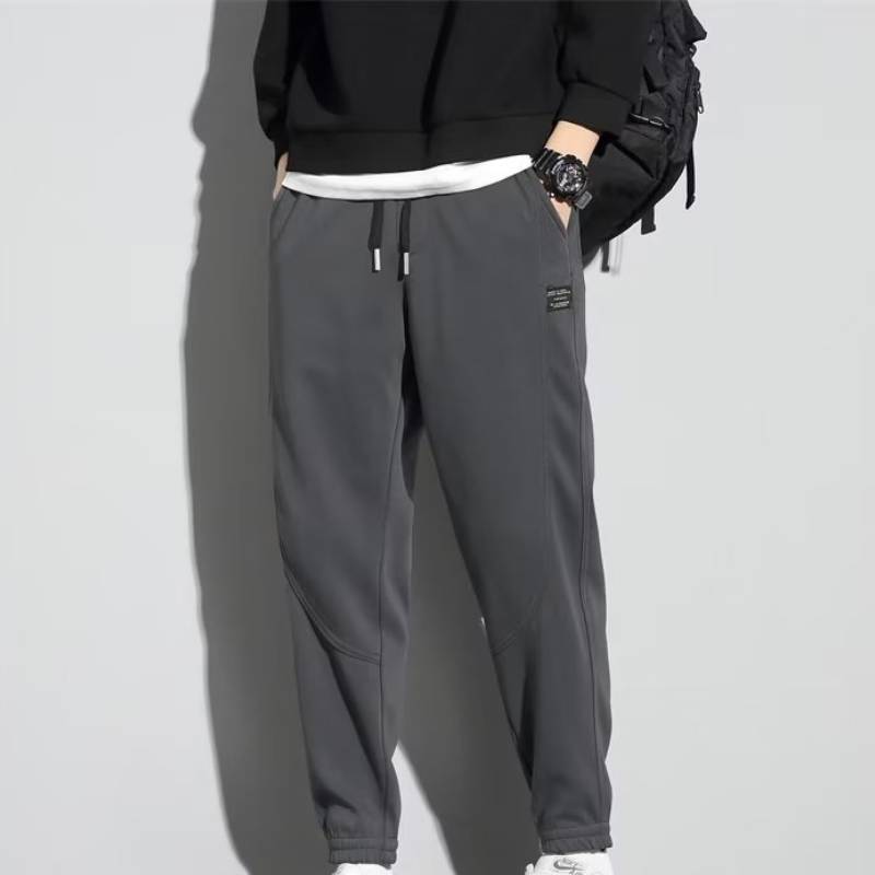Spring Autumn Loose Fit Jogging Pants With Drawstring For Teenagers Casual Wear