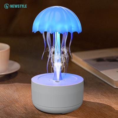 Umidificator de aer cu meduze colorate cu lumini de noapte 300 ml Rezervor de apă Protecție sincronizare Aromaterapie Uleiuri esențiale Difuzor de aromă