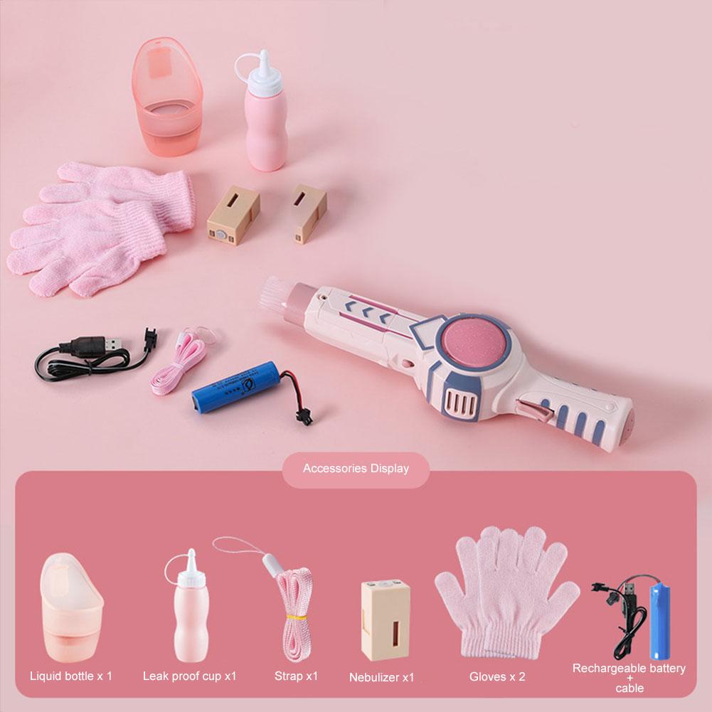 Elastic Smoke Bubble Machine Portable Bubble Maker Auto Bubble Blower Or Bubble Water for Kids Summer Outdoor Party Garden Toys