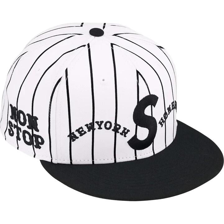 Supreme Homerun S Logo New Era Stripe 7 5/8