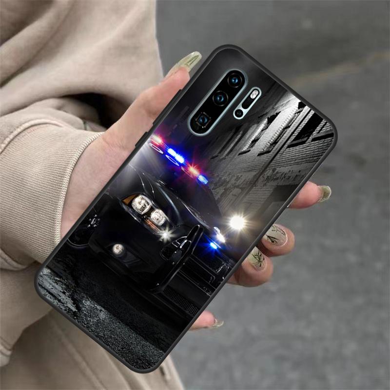 Police Car Case For Huawei Nova 9 SE 10 5T 11i 8i 7i 3i Y61 Y91 Y60 Y70 Y90 P20 P40 Lite P30 Pro Cover